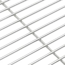 vidaXL - Barbecuerooster 43 x 43 cm Zilver Roestvrijstaal