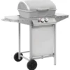 vidaXL - Barbecue - Zilver - Roestvrij staal