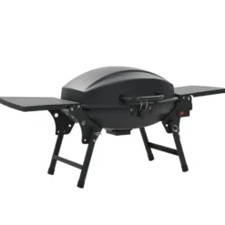 vidaXL - Barbecue - Zwart - Staal