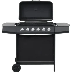 vidaXL - Barbecue - Zwart - Staal