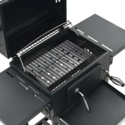 vidaXL - Barbecue - Zwart - Staal