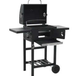 vidaXL - Barbecue - Zwart - Staal