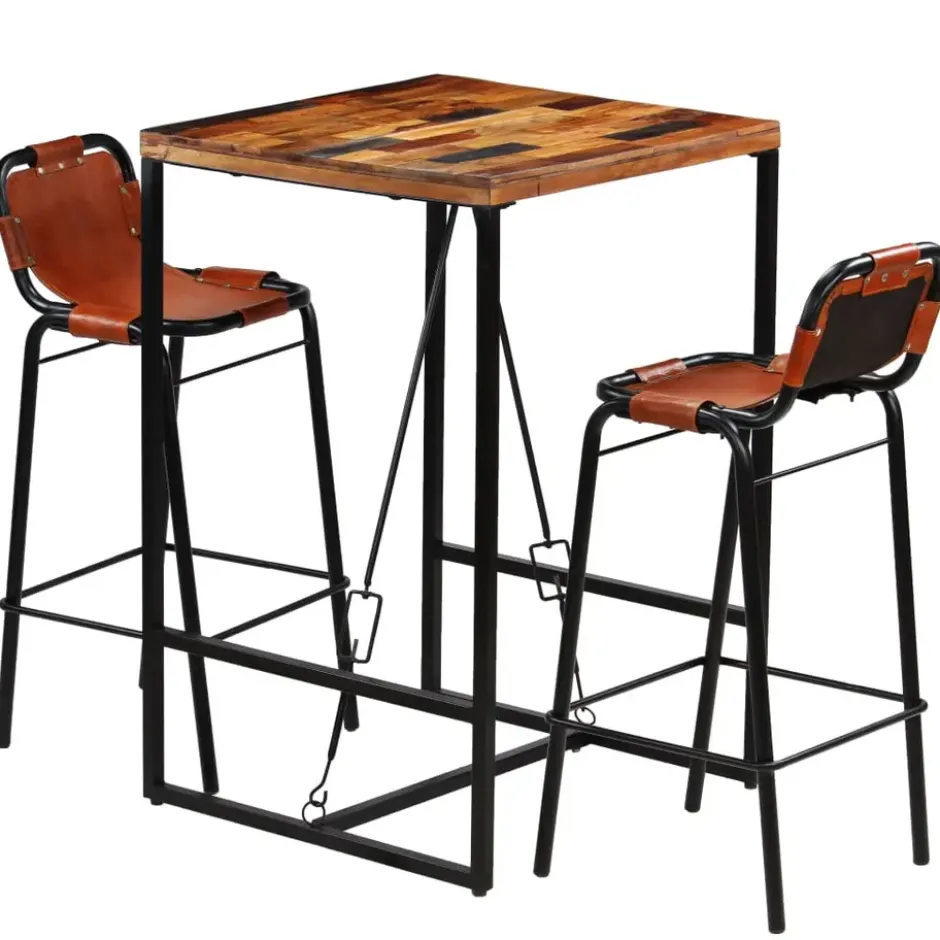 vidaXL - Barset - Bruin - Hout