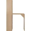 vidaXL - Bartafel - Bruin - Bewerkt hout