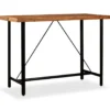 vidaXL - Bartafel - Bruin - Hout - 150 x 70 x 107 cm