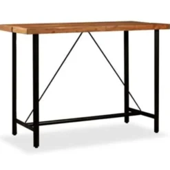 vidaXL - Bartafel - Bruin - Hout - 150 x 70 x 107 cm