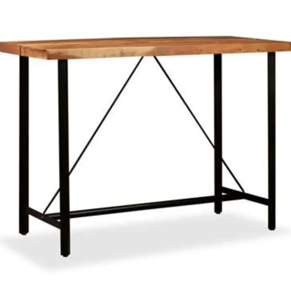 vidaXL - Bartafel - Bruin - Hout - 150 x 70 x 107 cm