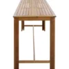 vidaXL - Bartafel - Bruin - Hout - 150 x 70 x 105 cm