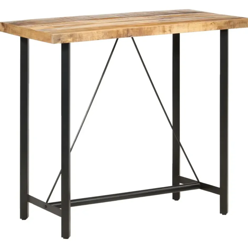 vidaXL - Bartafel - Bruin - Hout - 120 x 58 x 107 cm