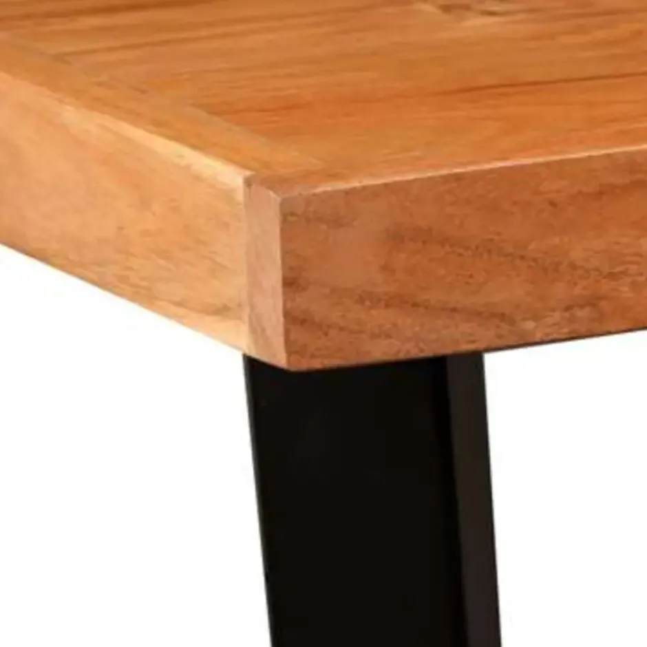 vidaXL - Bartafel - Bruin - Hout - 60 x 60 x 107 cm