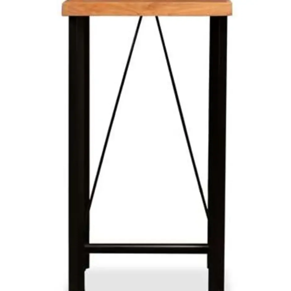 vidaXL - Bartafel - Bruin - Hout - 60 x 60 x 107 cm
