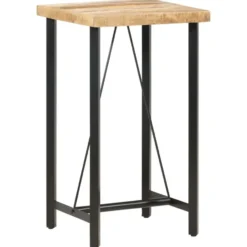 vidaXL - Bartafel - Bruin - Hout - 60 x 60 x 107 cm