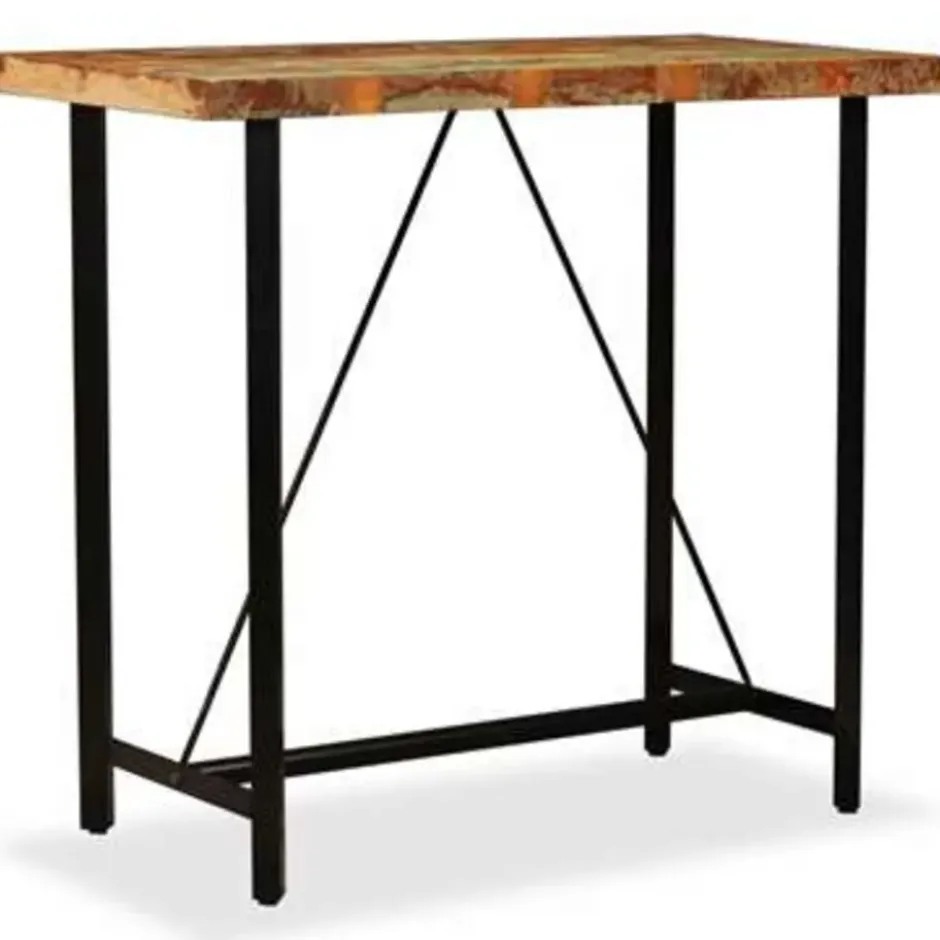 vidaXL - Bartafel - Bruin - Hout - 120 x 60 x 107 cm