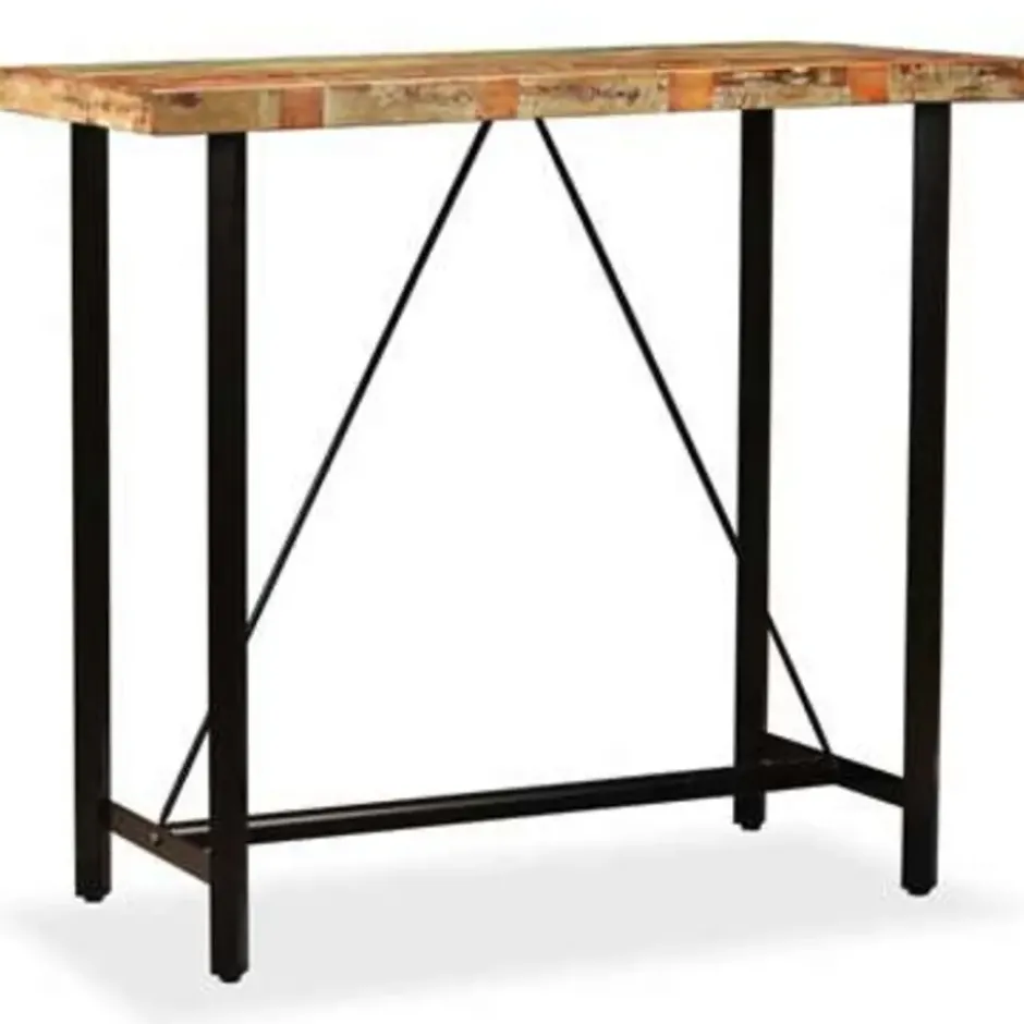 vidaXL - Bartafel - Bruin - Hout - 120 x 60 x 107 cm
