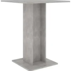 vidaXL - Bartafel - Grijs - Bewerkt hout