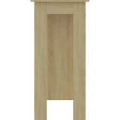 vidaXL - Bartafel met schappen - Sonoma eiken - Bewerkt hout - 102x50 cm