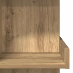 vidaXL - Bartafel met schappen - Artisanaal eiken - Bewerkt hout - 100x48 cm