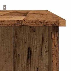 vidaXL - Bartafel met schappen - Grijs sonoma eiken - Bewerkt hout - 100x50 cm