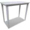 vidaXL - Bartafel - Wit - Hout