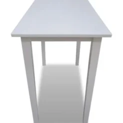 vidaXL - Bartafel - Wit - Hout