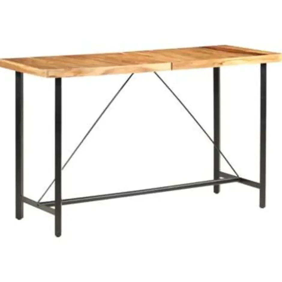 vidaXL Bartafel 180x70x107 cm massief acaciahout