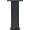 vidaXL - Bartafel - Zwart - Bewerkt hout