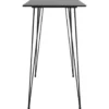 vidaXL - Bartafel - Zwart - MDF