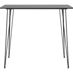 vidaXL - Bartafel - Zwart - MDF