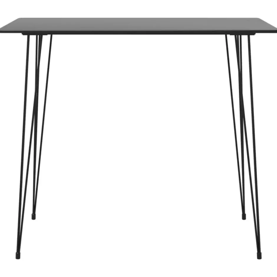 vidaXL - Bartafel - Zwart - MDF