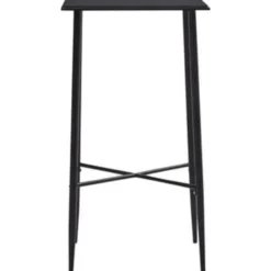 vidaXL - Bartafel - Zwart - MDF