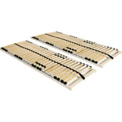 vidaXL - Bedbodem - Bruin - Hout - 80 x 200 cm