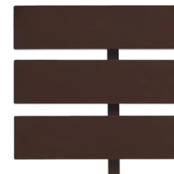 vidaXL - Bed frame - Donkerbruin - Grenenhout - 90x200 cm