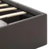 vidaXL - Bedframe - Grijs - Kunstleer - 120 x 200 cm