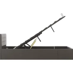 vidaXL - Bedframe - Grijs - Kunstleer - 120 x 200 cm