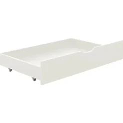 vidaXL - Bed frame incl. lades - Wit - Massief grenenhout - 90x200 cm
