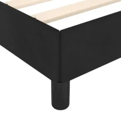 vidaXL - Bed frame met hoofdeinde - Wit - Metaal - 90 x 200 cm