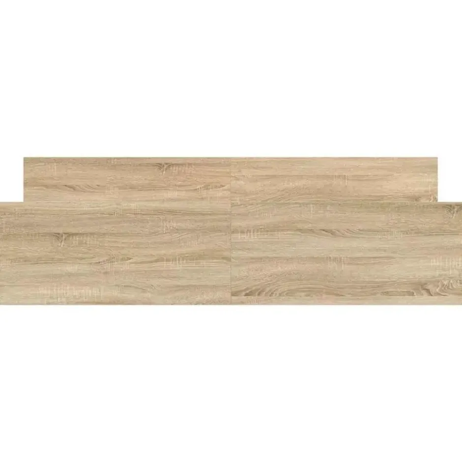 vidaXL - Bed frame met hoofd- en voeteneinde - Sonoma eikenkleur - 160x200 cm