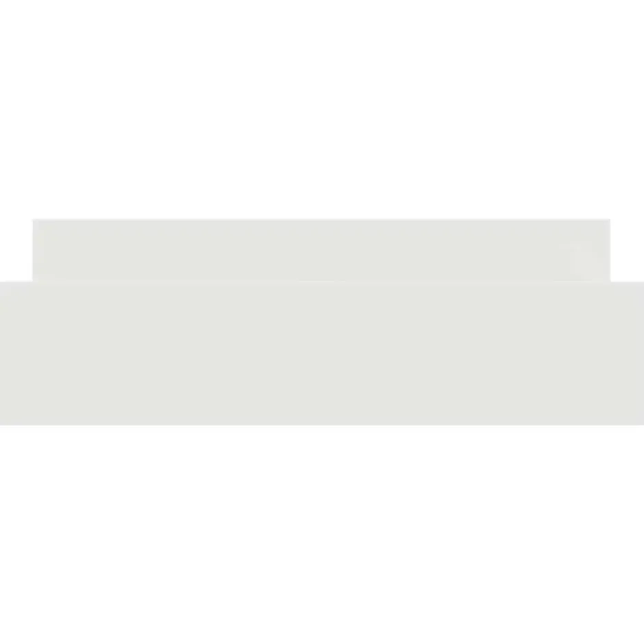 vidaXL - Bed frame met hoofd- en voeteneinde - Wit - 160x200 cm