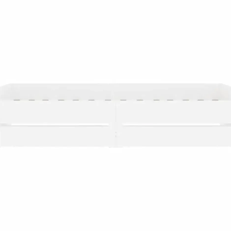 vidaXL - Bedframe met lades - Wit - Bewerkt hout - 90 x 190 cm