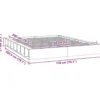 vidaXL - Bed frame met opbergruimte - Wit - Massief hout - 160x200 cm