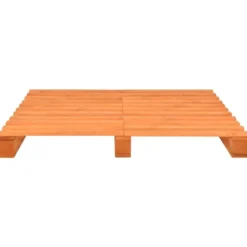 vidaXL - Bed frame pallet - Bruin - Massief grenenhout - 120x200 cm