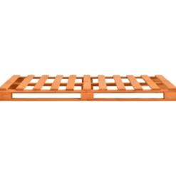 vidaXL - Bed frame pallet - Bruin - Massief grenenhout - 120x200 cm