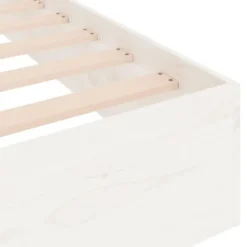 vidaXL - Bed frame pallet - Wit - Massief hout - 90x200 cm