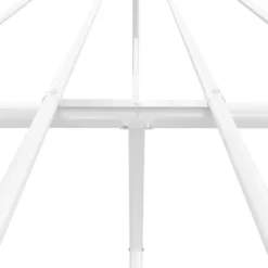 vidaXL - Bedframe - Wit - Staal - 120 x 200 cm