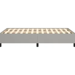 vidaXL - Bed frame zonder matras - Lichtgrijs - Stof - 120x200 cm