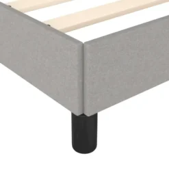 vidaXL - Bed frame zonder matras - Lichtgrijs - Stof - 120x200 cm