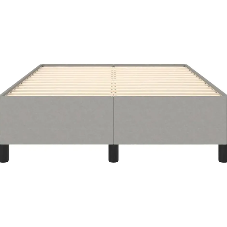 vidaXL - Bed frame zonder matras - Lichtgrijs - Stof - 120x200 cm