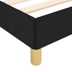 vidaXL - Bed frame zonder matras - Zwart - Stof - 120x200 cm