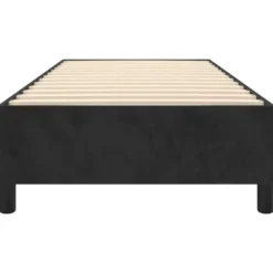 vidaXL - Bed frame zonder matras - Zwart - Fluweel - 90x200 cm