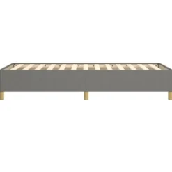 vidaXL - Bed frame zonder matras - Donkergrijs - Stof - 80x200 cm